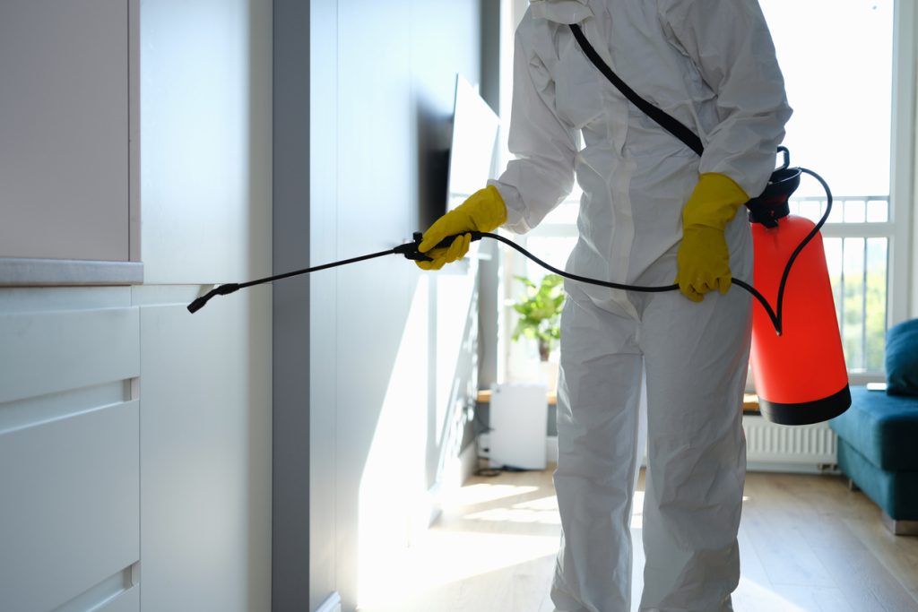Perimeter pest control treatment